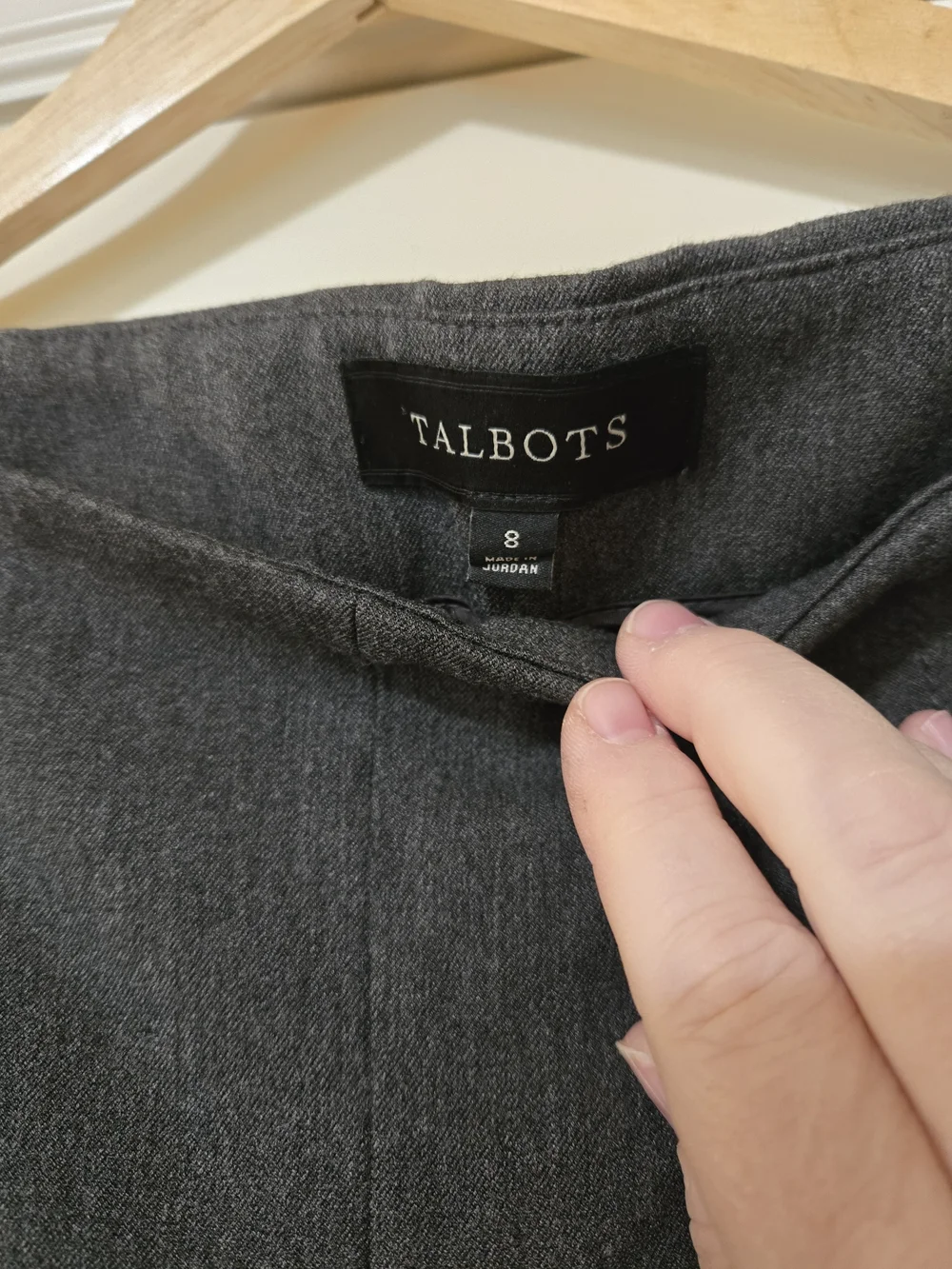 Talbots Women's Charcoal Straight-Leg Dress Pants